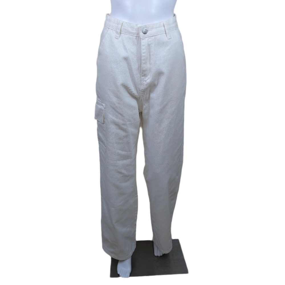 Commense White Wide Leg w/ Side Pocket Size S